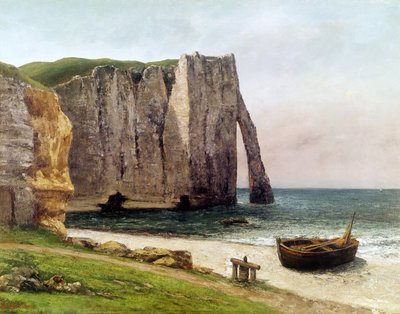 The Cliffs at Etretat, 1869 by Gustave Courbet